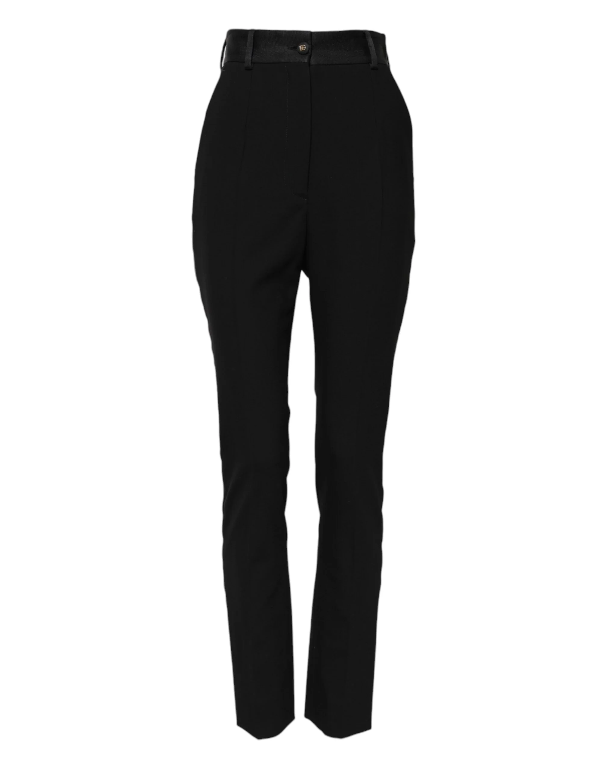 Dolce & Gabbana Wool High Waist Skinny Women's Pants