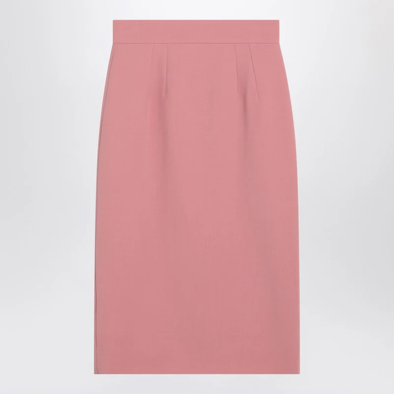 Dolce&Gabbana pink Wool Pencil Skirt
