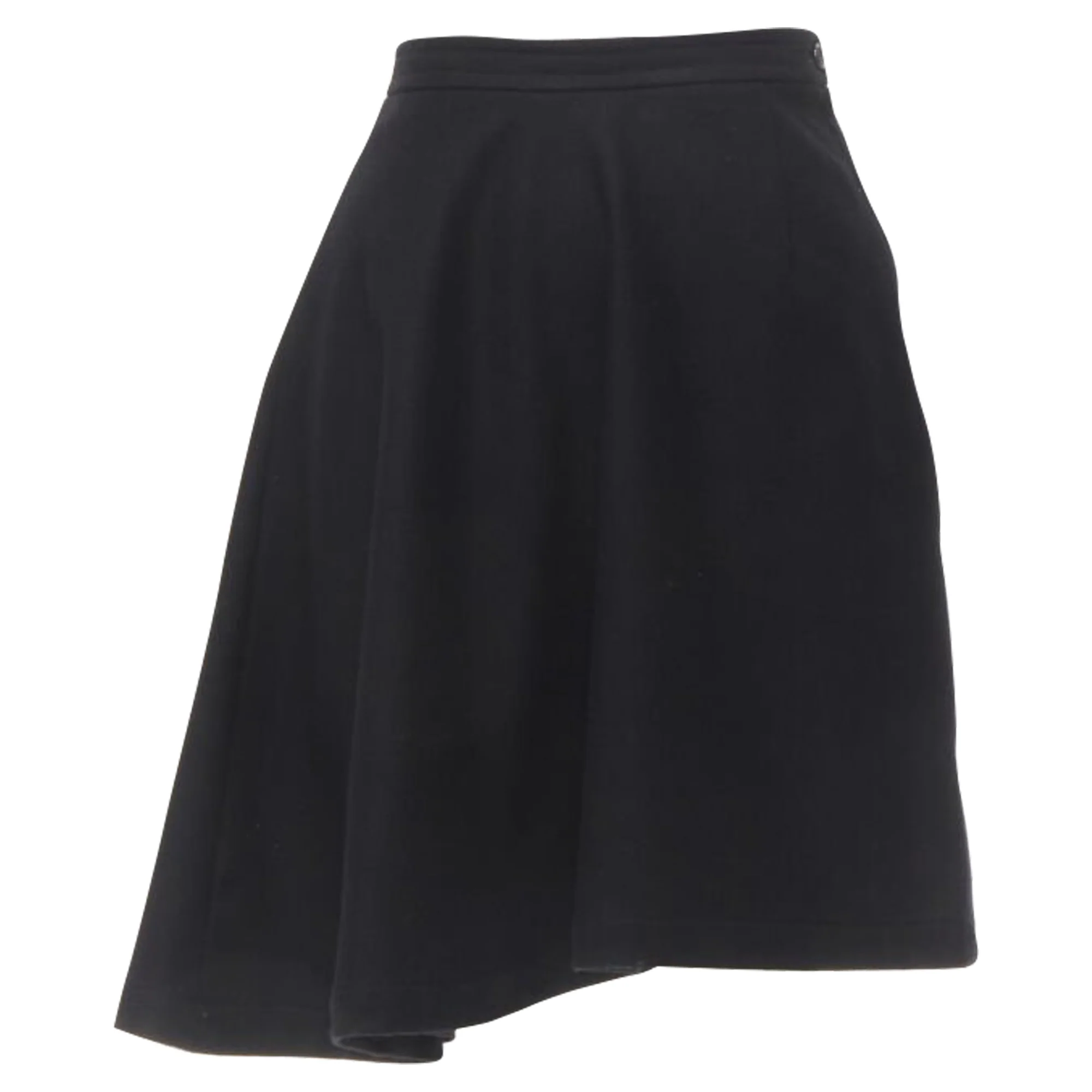 Comme Des Garcons wool felt asymmetric A-line skirt