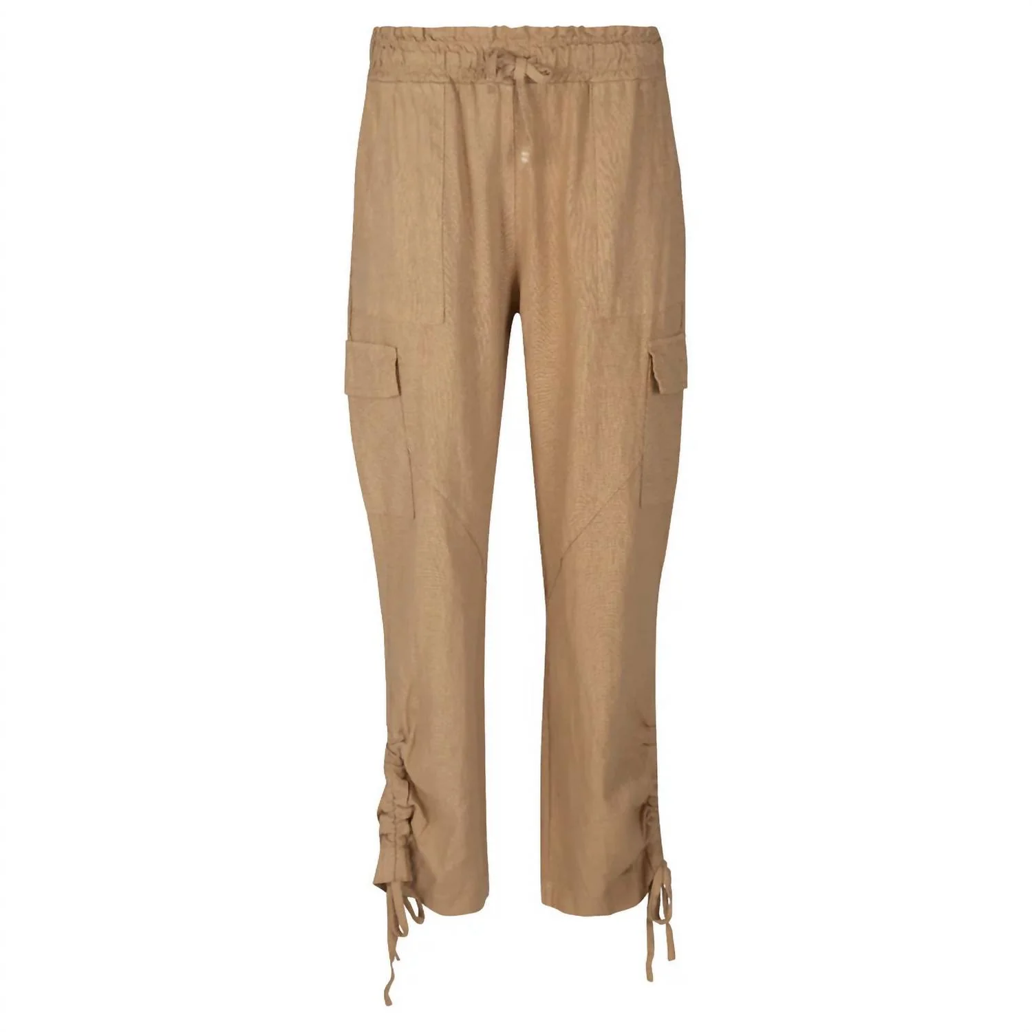Women's Cargo Pants In Brown