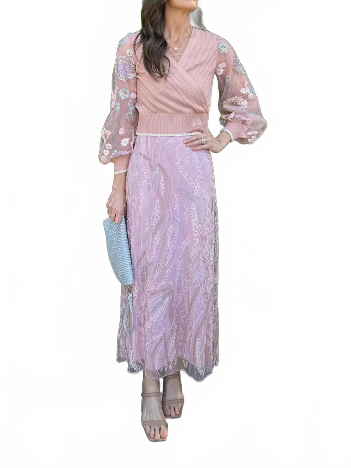 Women's Macy Skirt In Blush Pearl