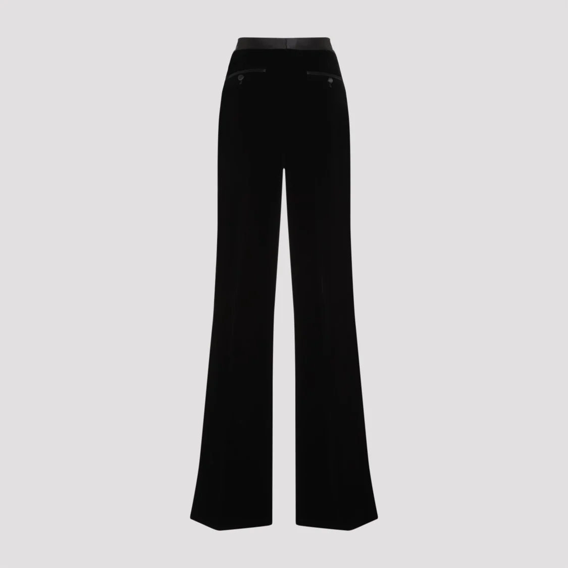 Viscose Velvet Boot Cut Pants