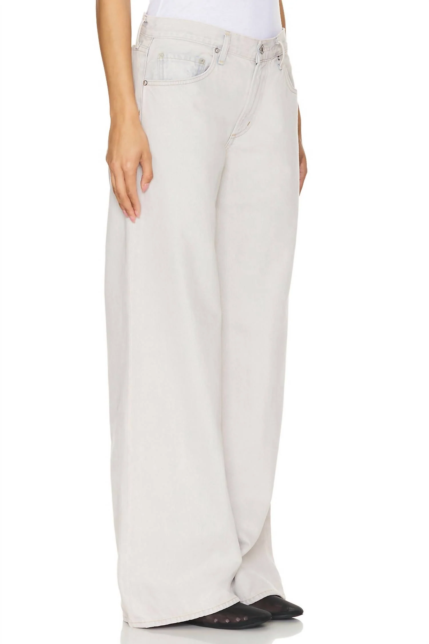 Clara Wide Leg Jean In Tarte