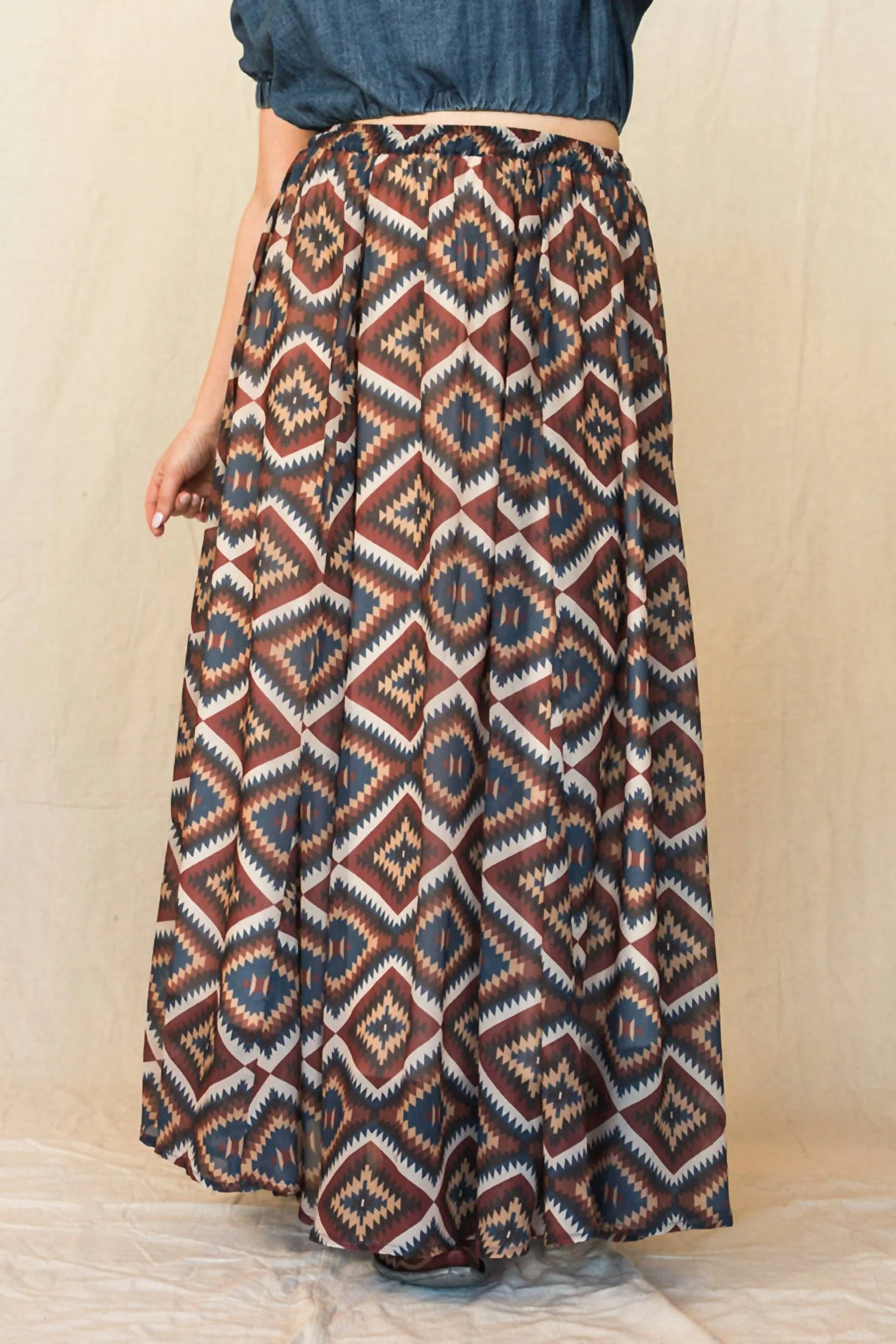 Miranda Maxi Skirt In Multicolor