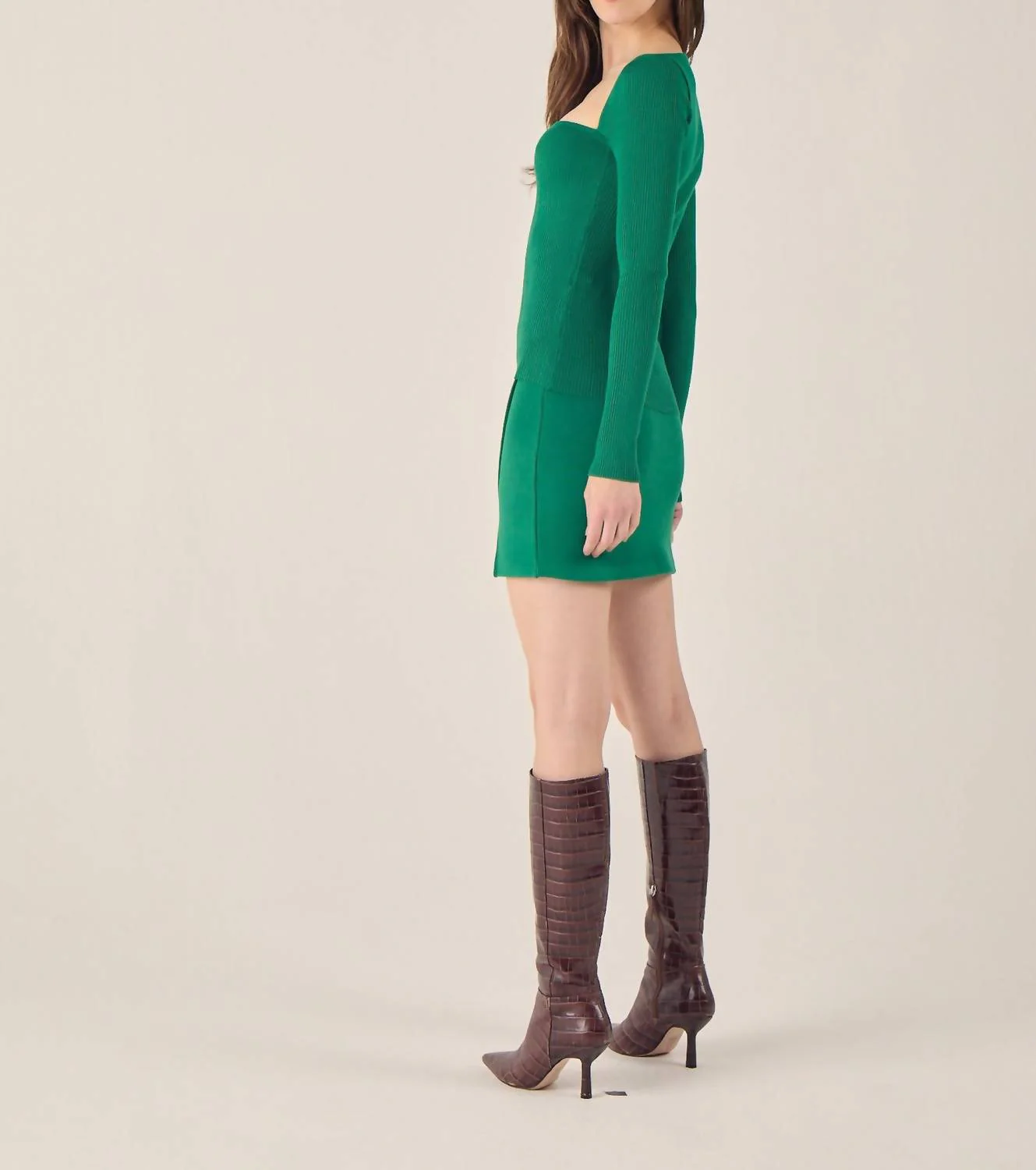 Vera Skirt In Jade Green