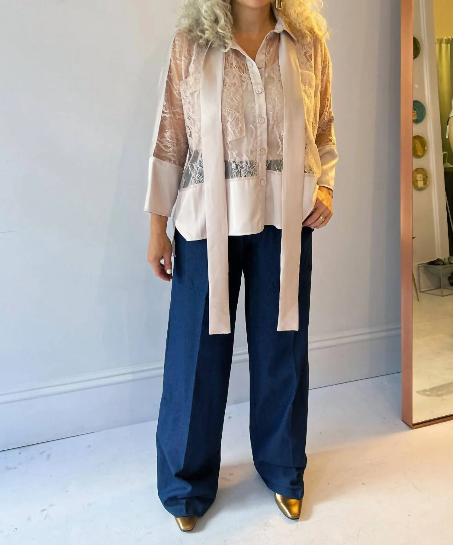 Lea Pant In Dark Denim