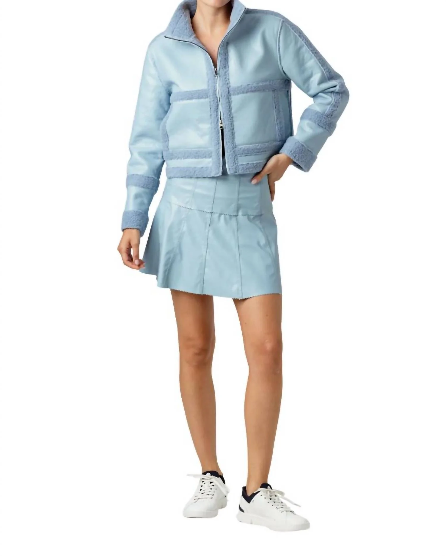 Noemi Skirt In Indigo Fade