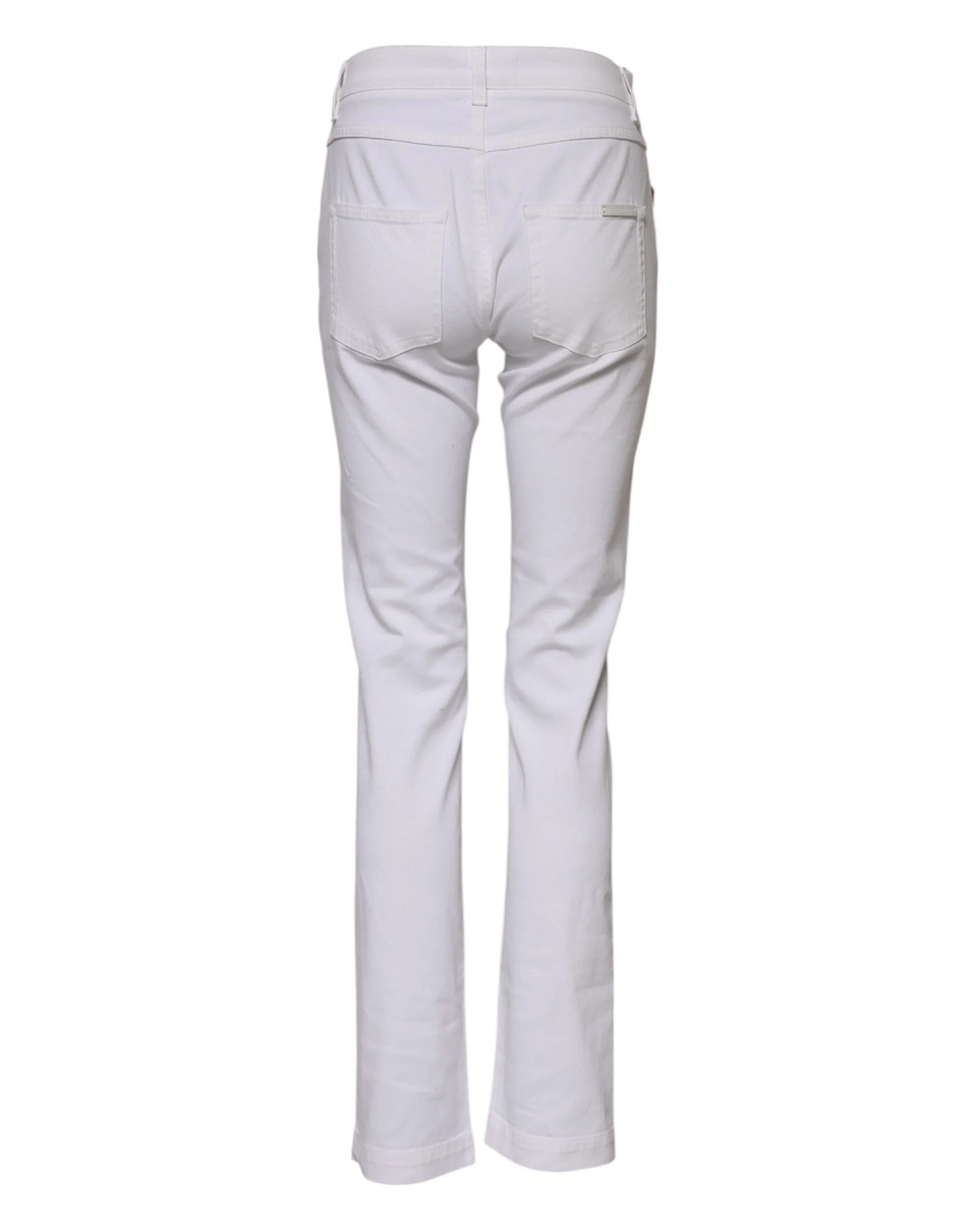 Dolce & Gabbana Floral Embroidery GIRLY blue Women's Jeans (Pre-Owned)