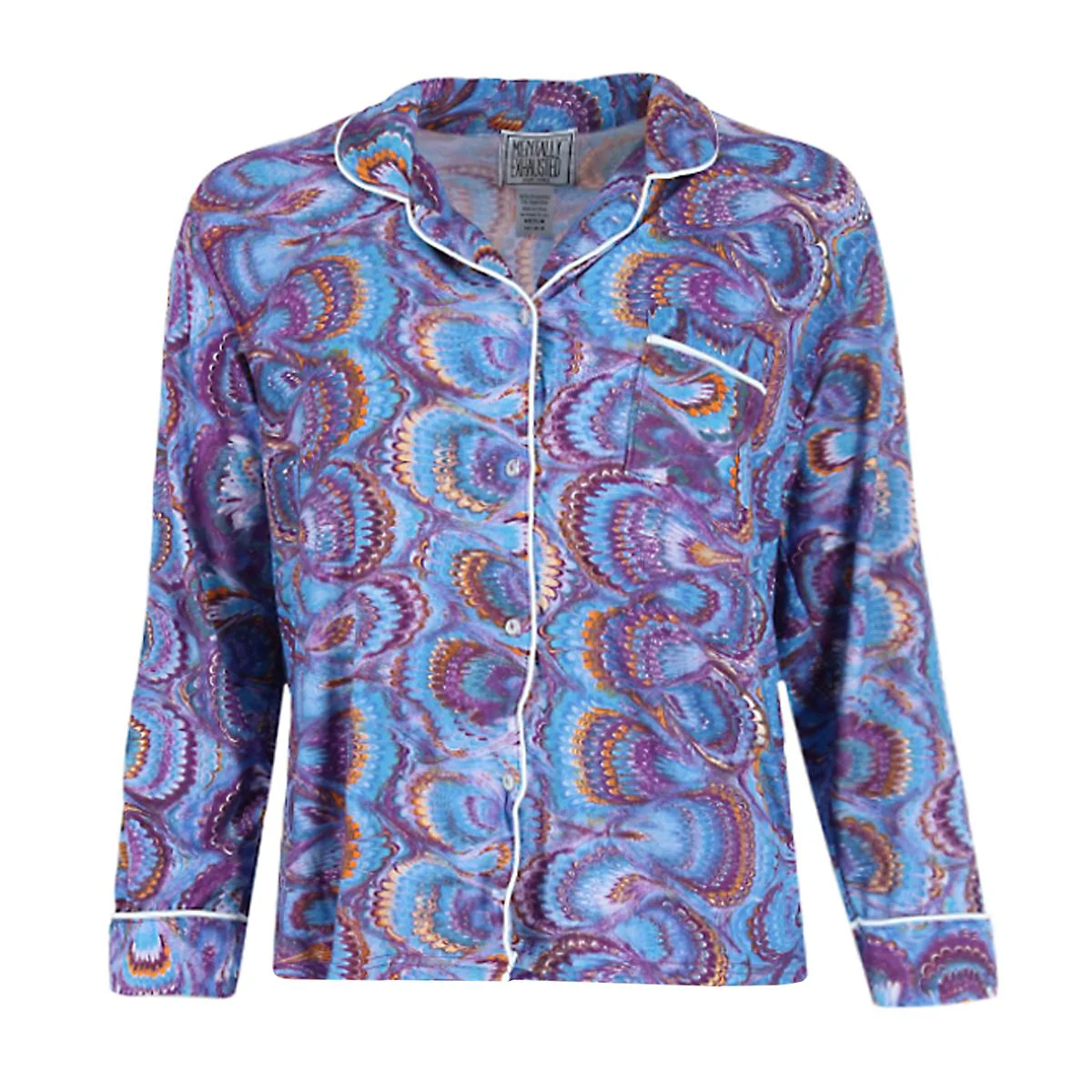 Women's Peacock Swirl Pajama Set