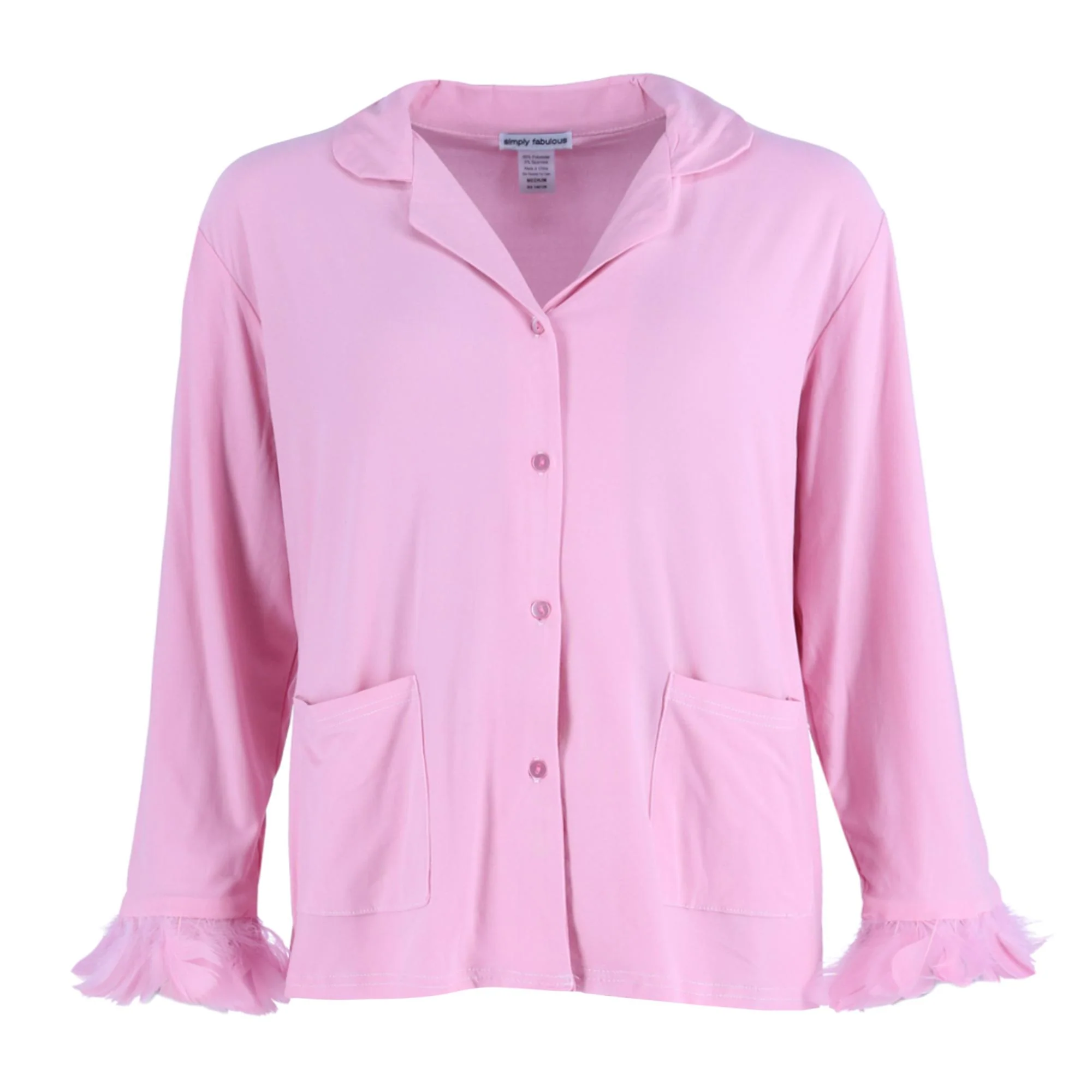 Women's Pajama Set with Feathers