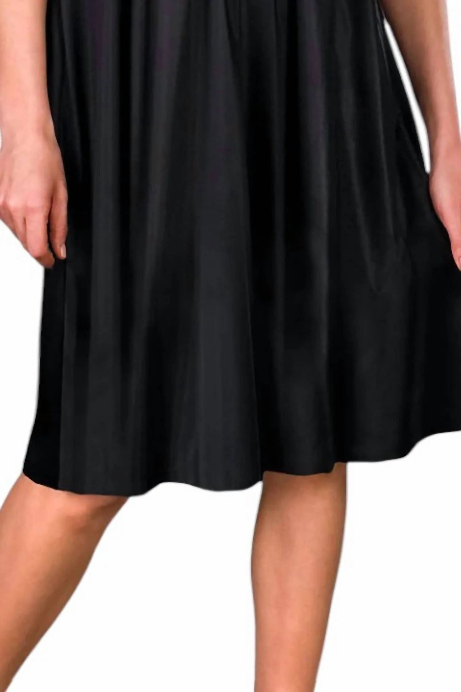 Short Lace Cap Sleeve Nightgown In Black