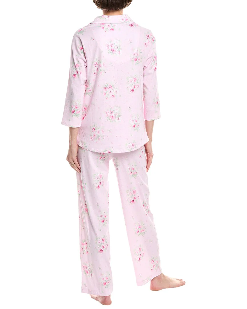 Carole Hochman 2pc Pajama Pant & Top Set