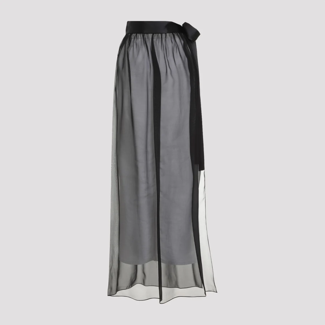 Silk Long Skirt