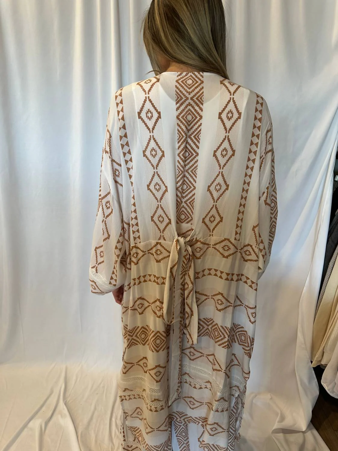Island Kimono In Caramel