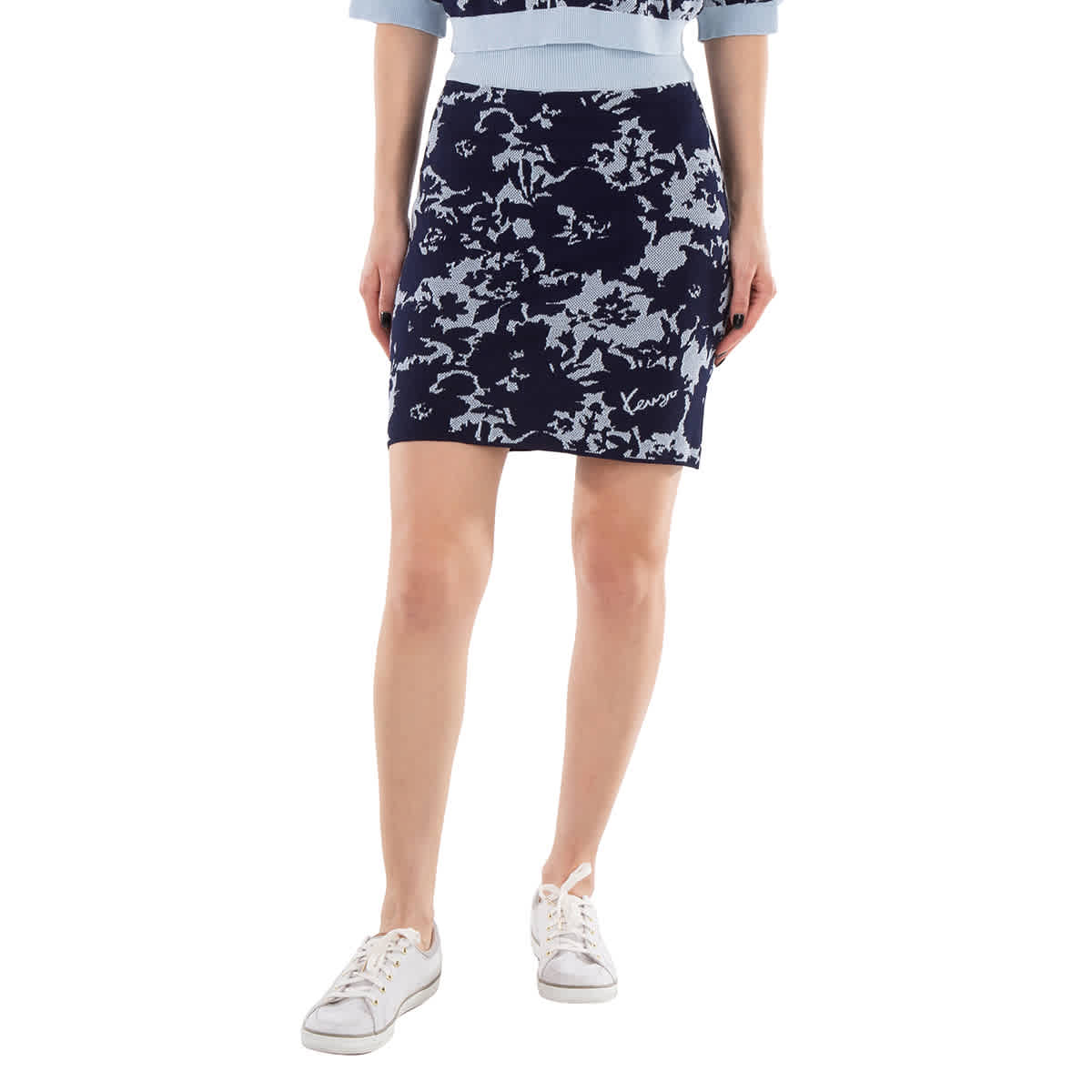 Kenzo All-Over Flower Camo Skirt