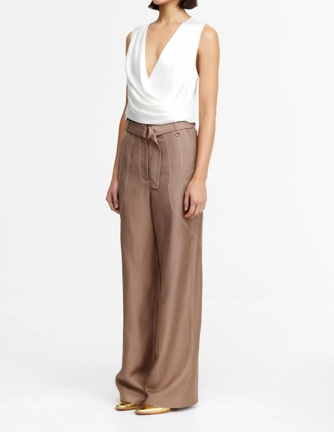 Geary Pants In Sepia