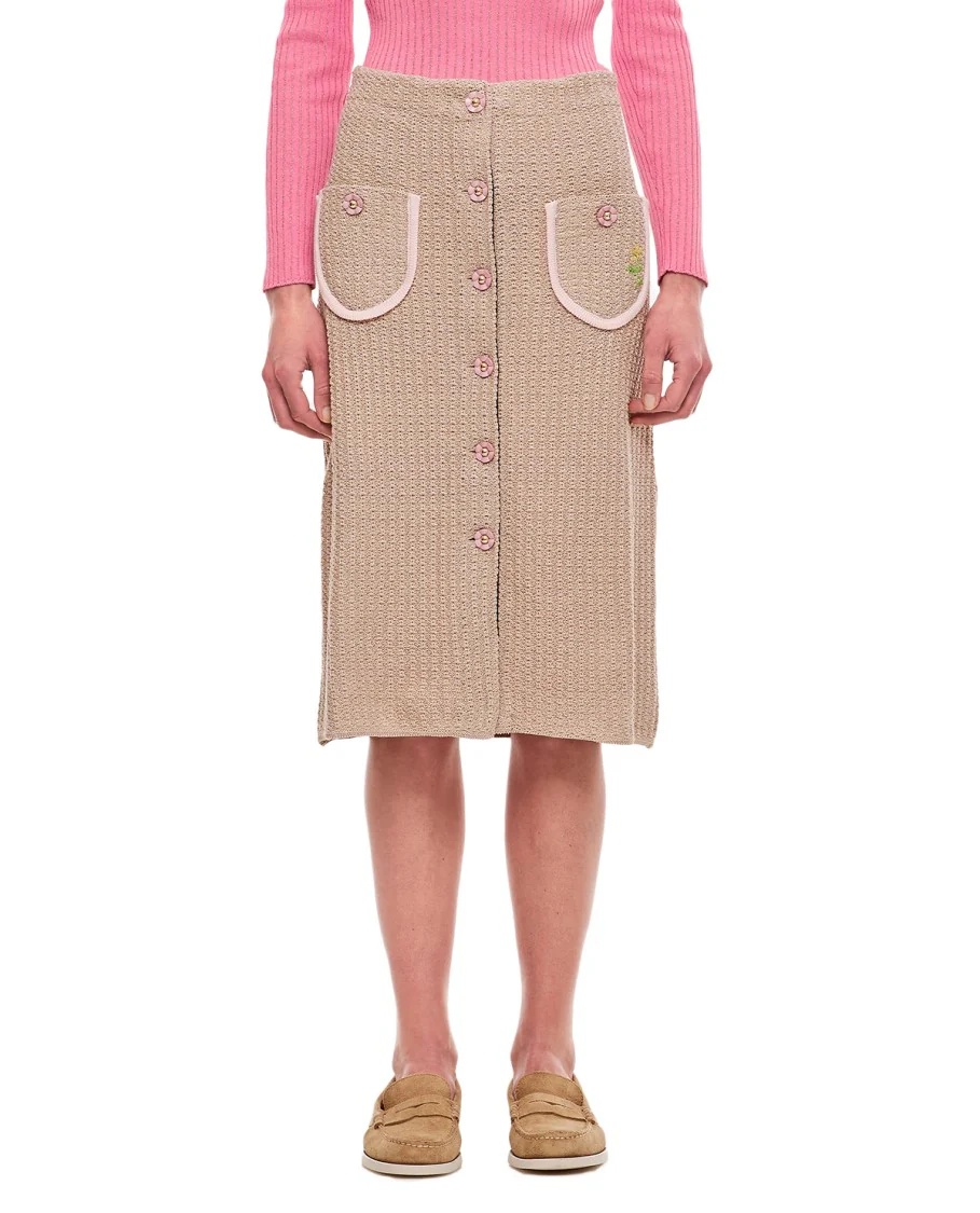 Lucia Cotton Midi Skirt