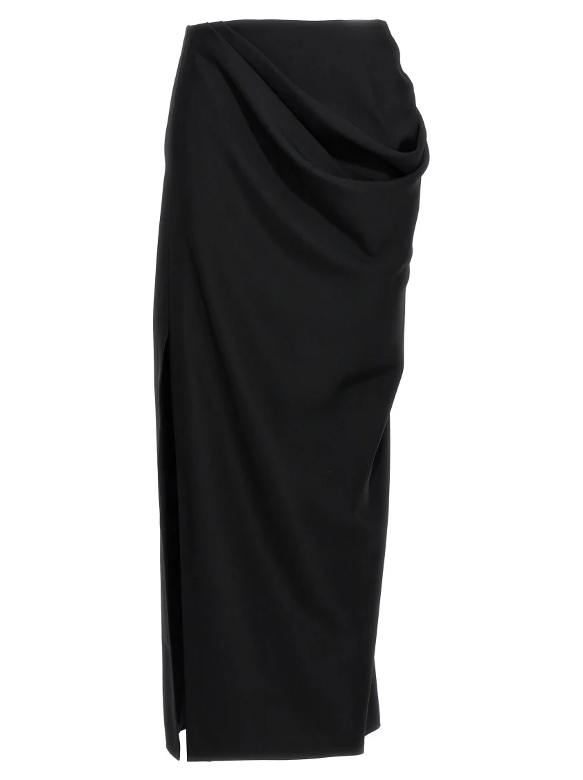 'Slashed Drape' Skirt