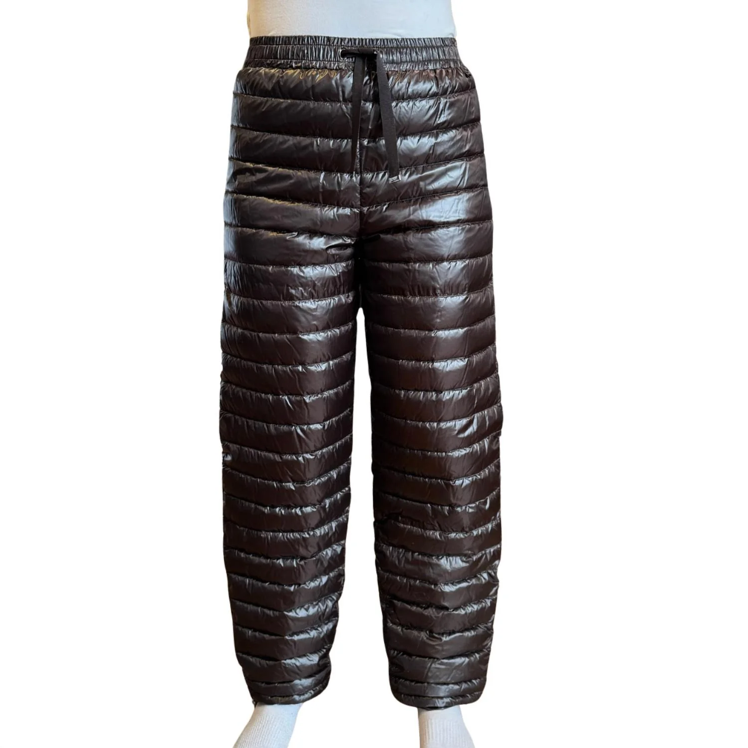 Padded Trousers In Fondente