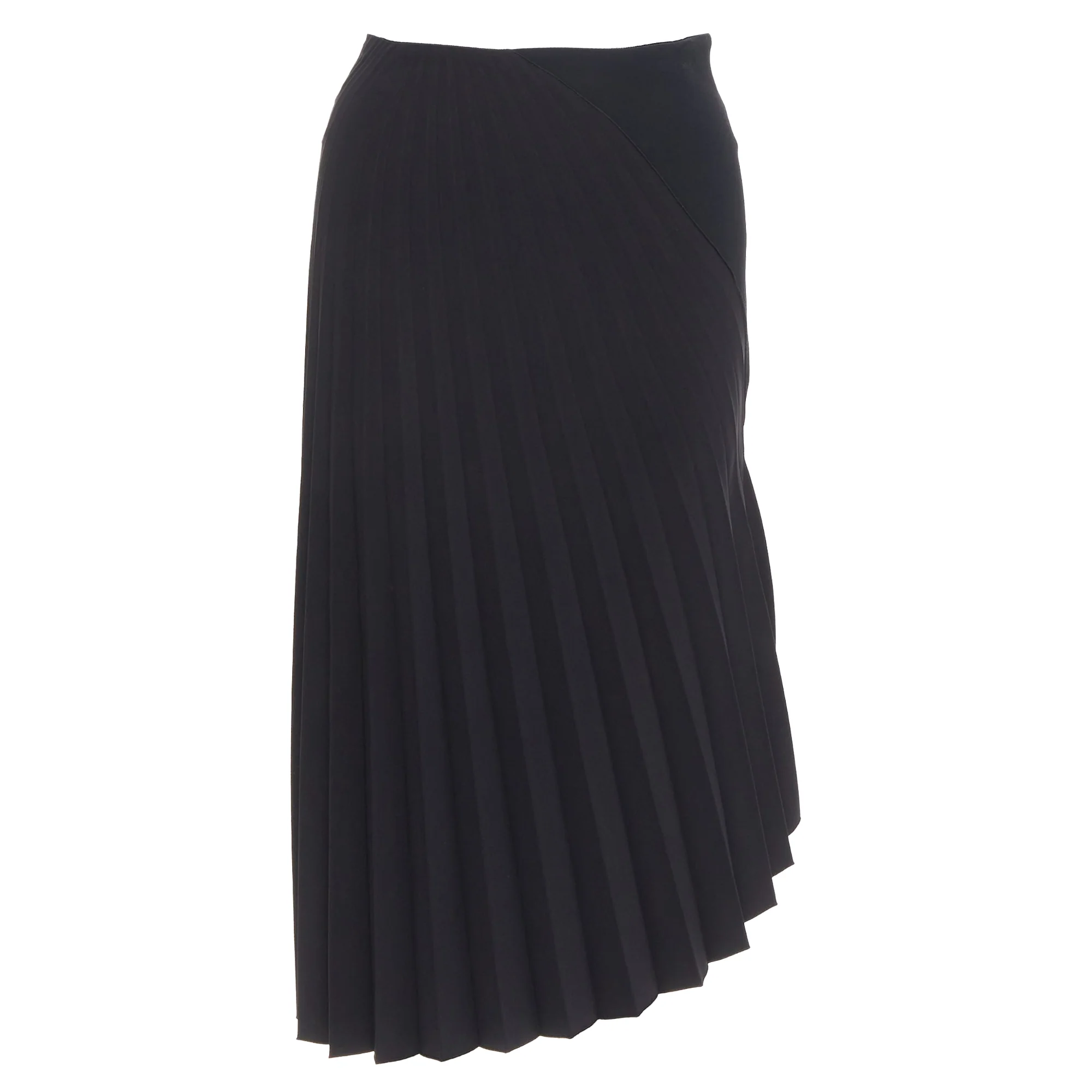 Roland Mouret black pleated skirt