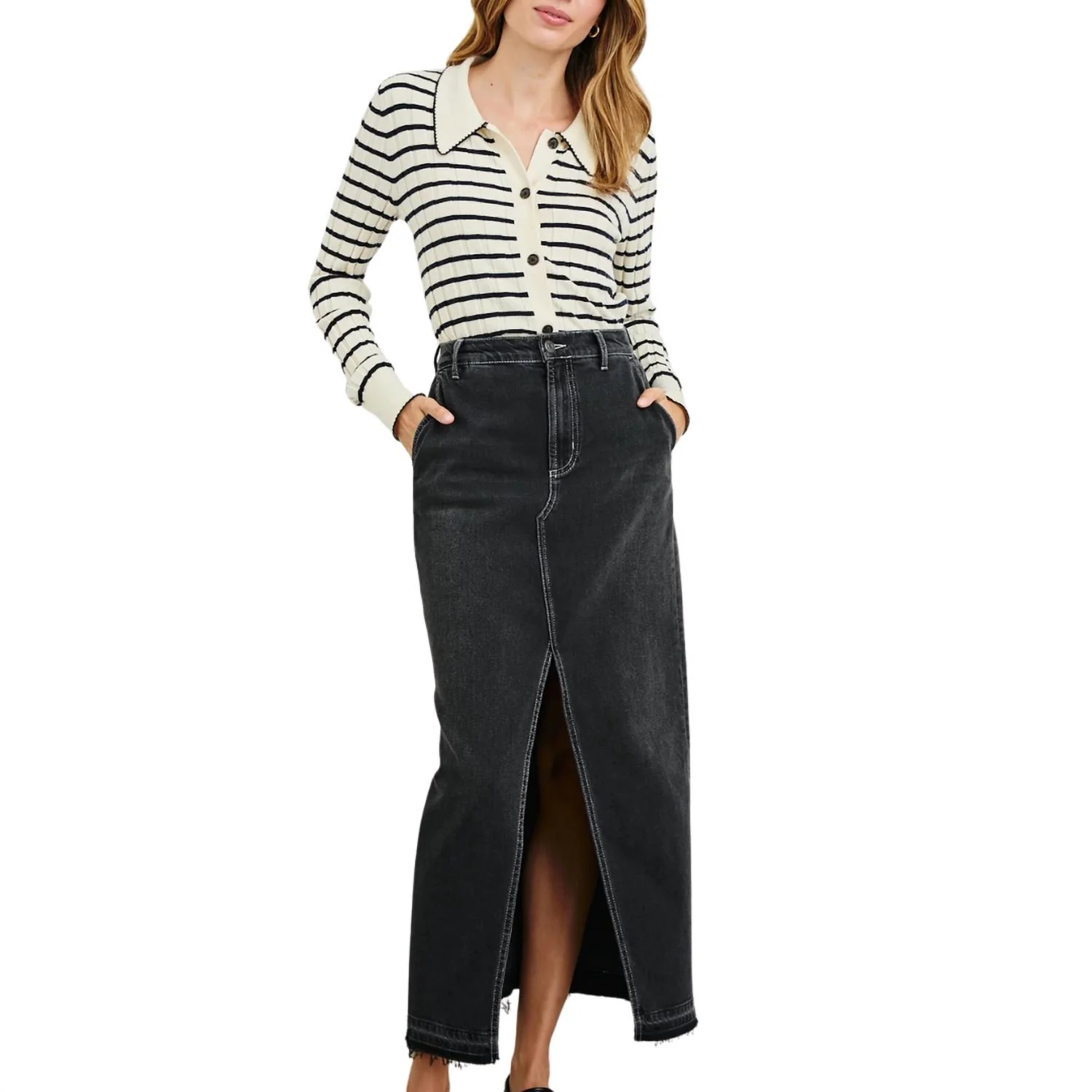 Manhattan Skirt In Eclipse