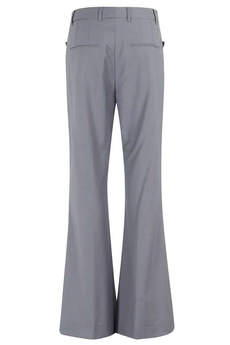 Flared Pants With Regular Waist