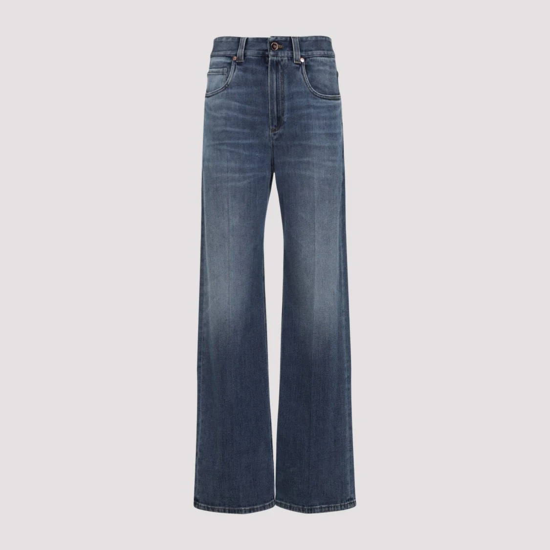 Blue Cotton Jeans