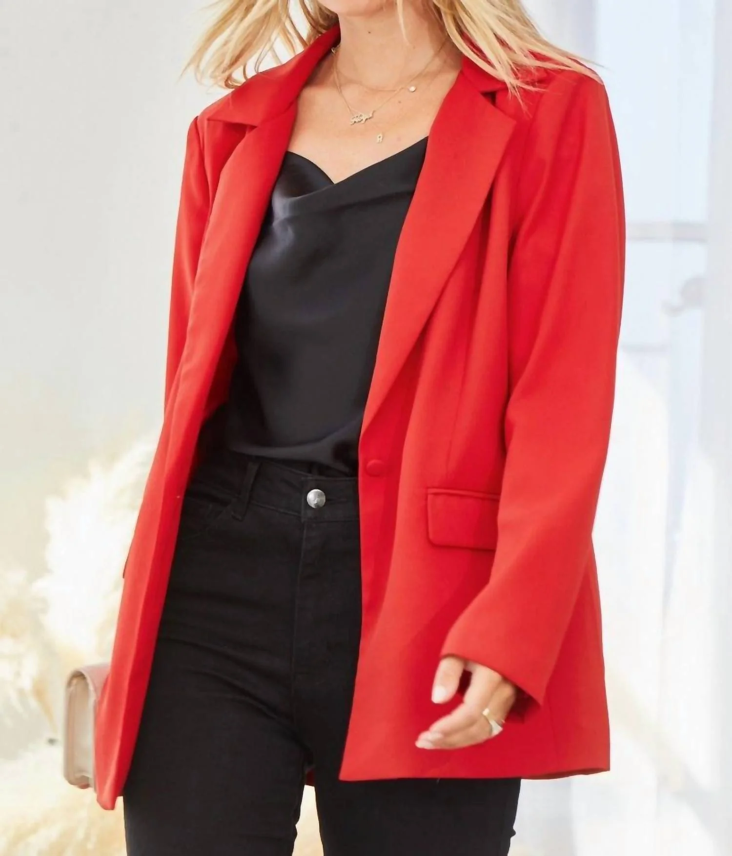 Don’T Wait Blazer In Red