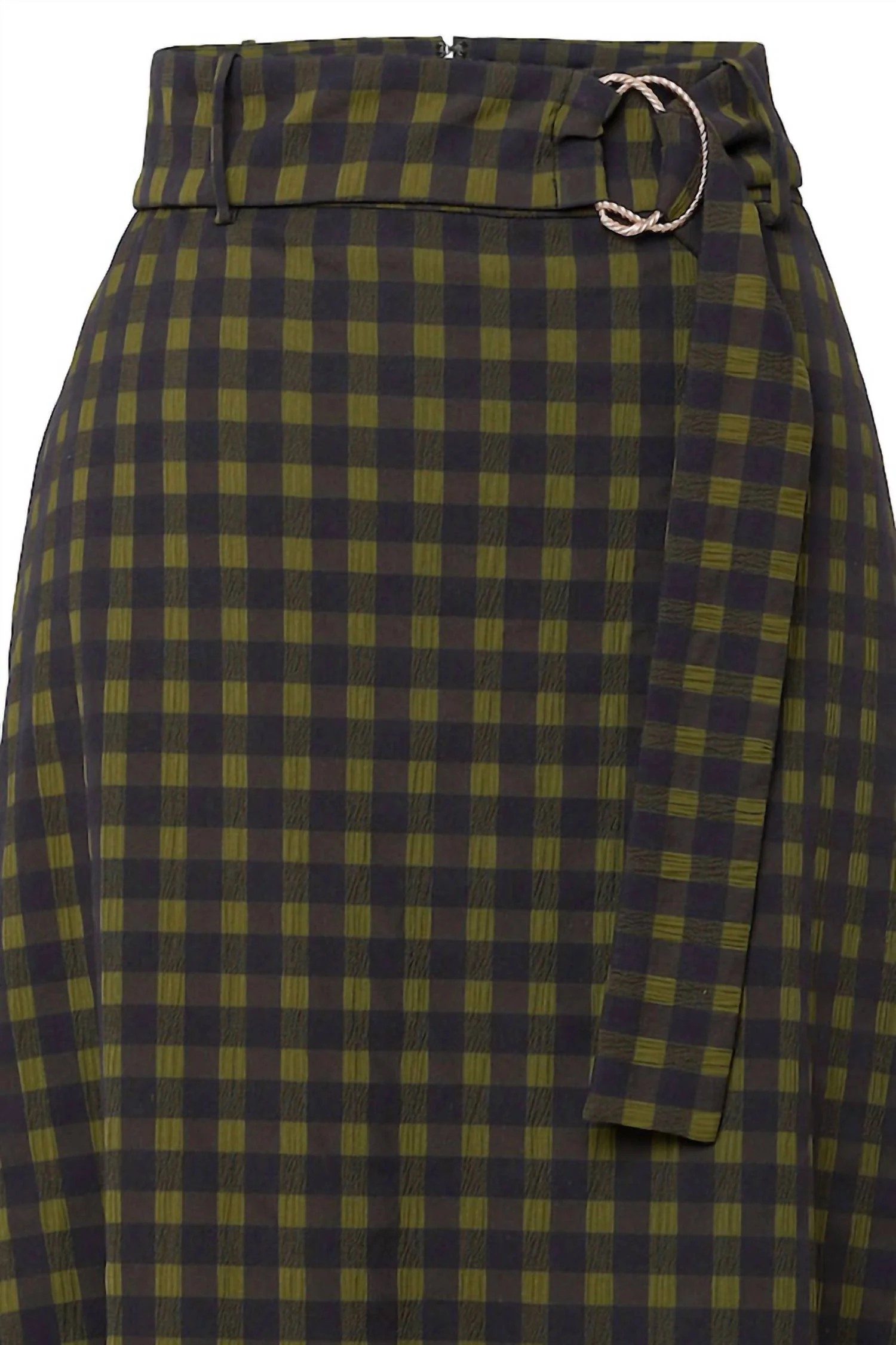 Margaret Plaid Skirt In Black Multi