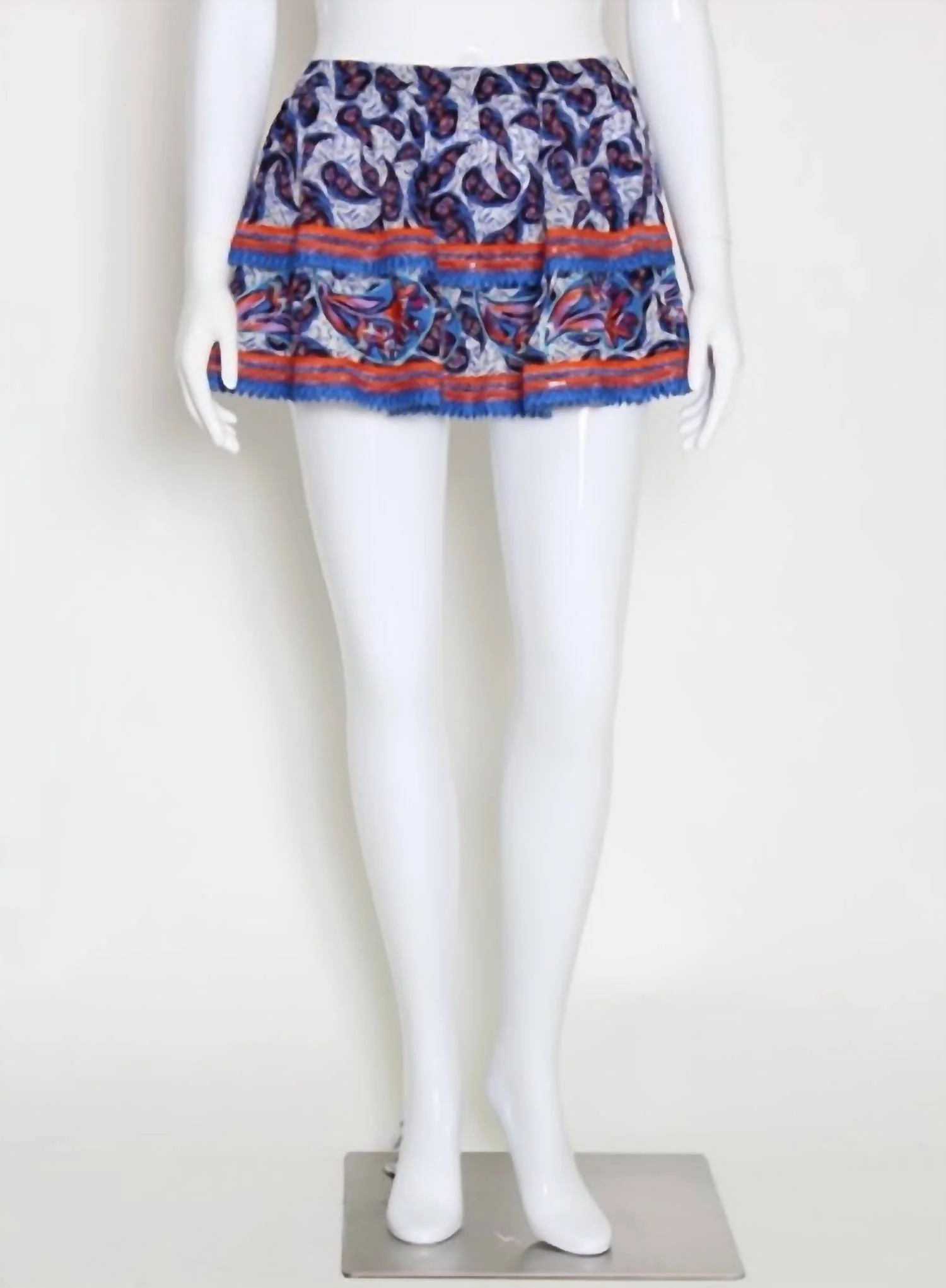 Ruda Skirt In Paisley White