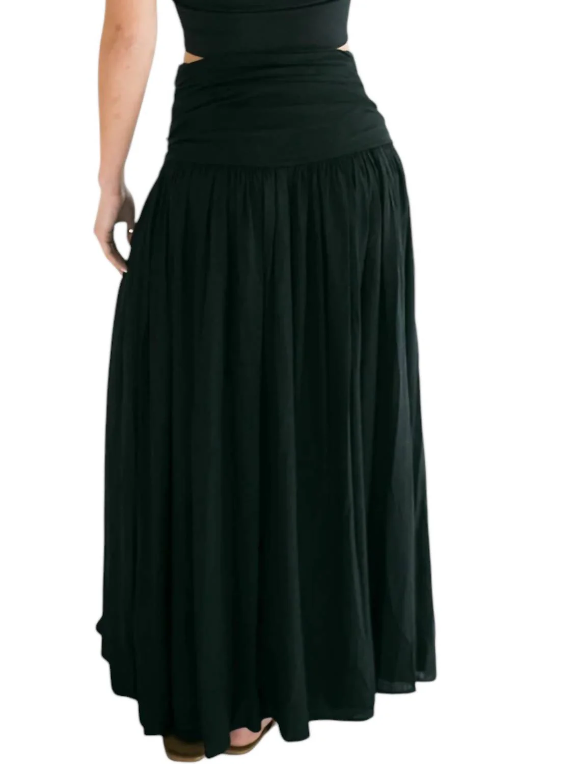 Brinley Maxi Skirt In Black