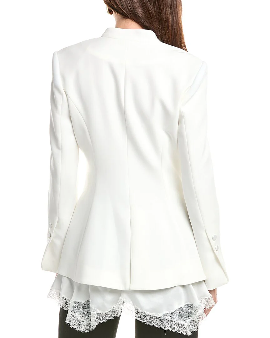 SIMKHAI Allie Crepe Combo Basque Jacket