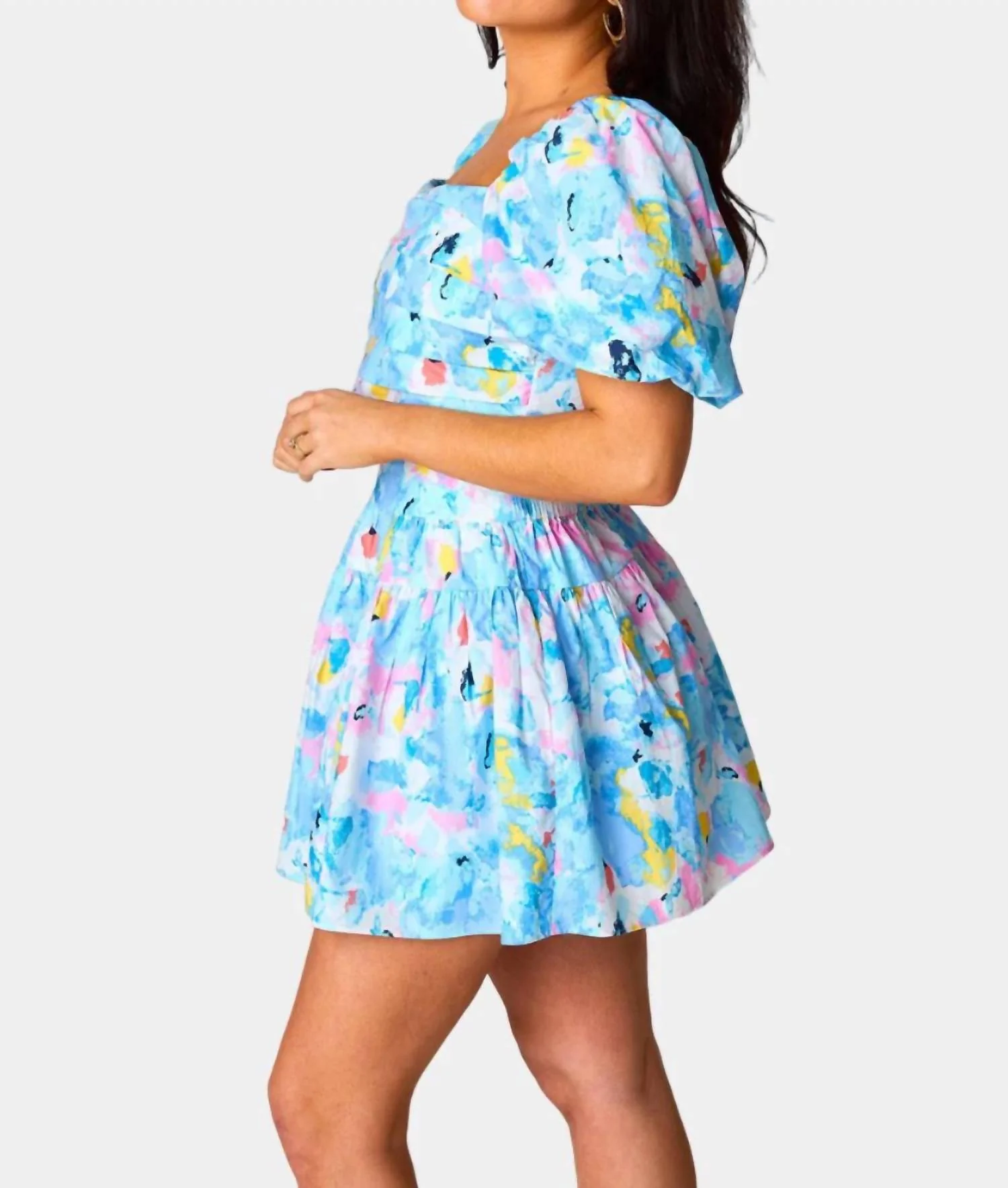 Cutie Set Two Piece Top Skirt In Pastel Dream