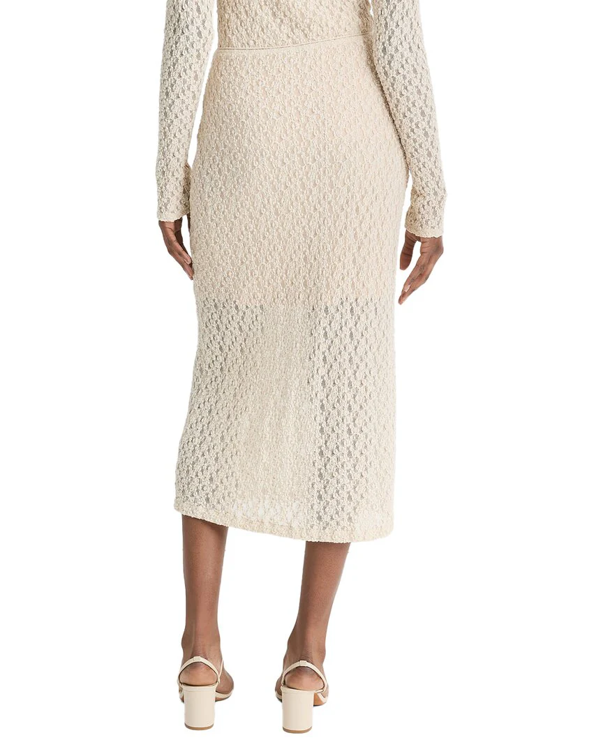 Vince Floral Smocked Skirt