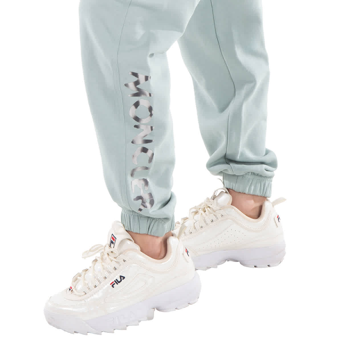 Moncler Drawstring Logo-Print Pants, Size X-Small