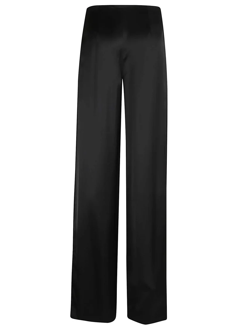 Black Satin Finish Trousers