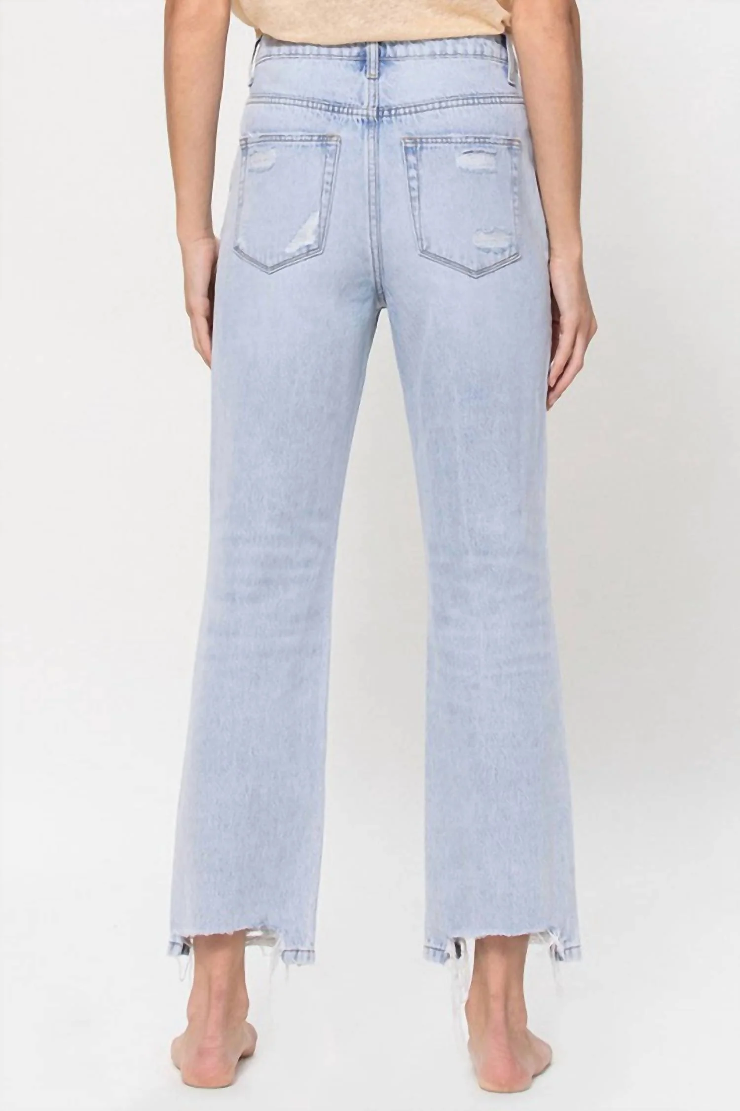 The Kassie 90S Vintage Boyfriend Jeans In Washed Blue