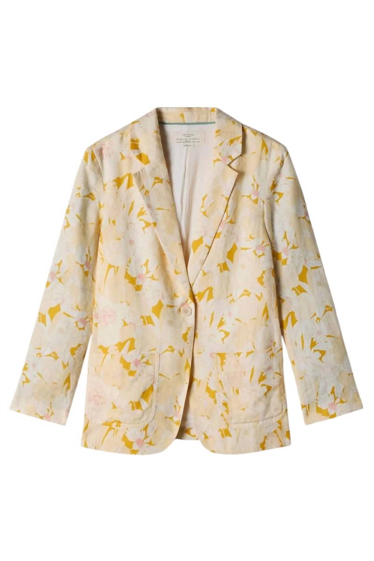 Theo Blazer In Honey Flora