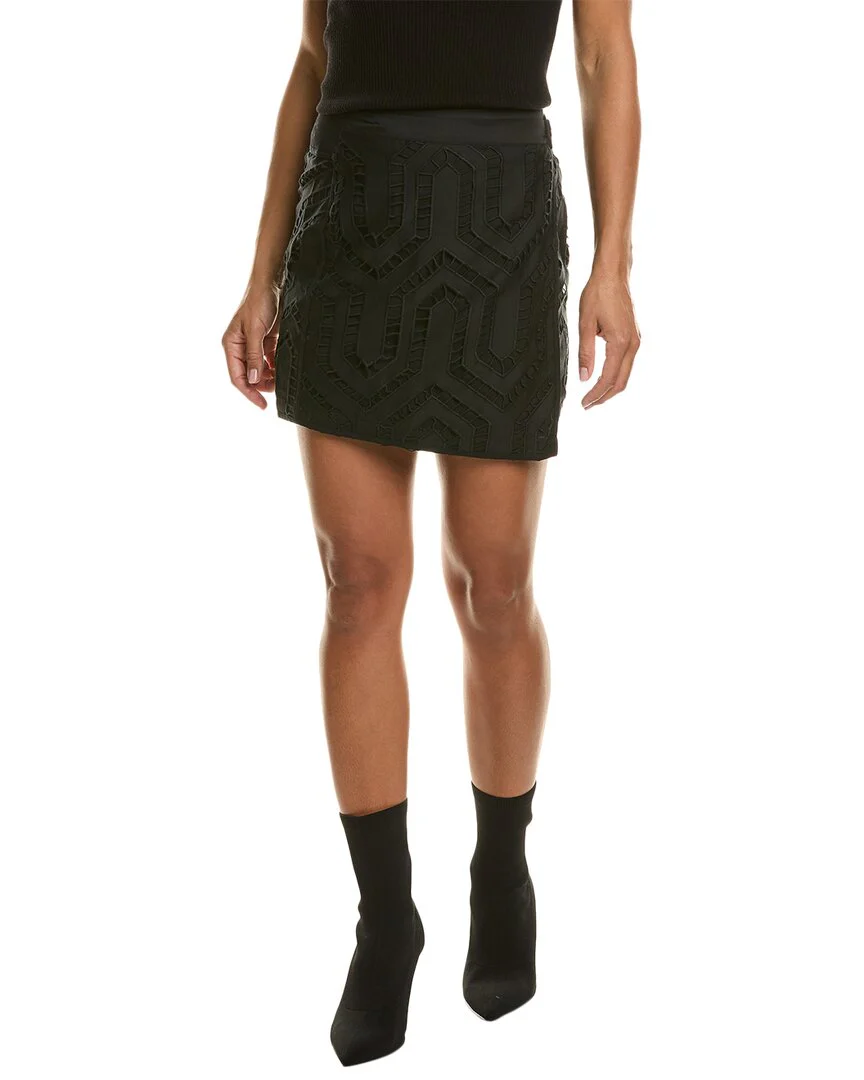 ALLISON Diamond Wrap Mini Skirt