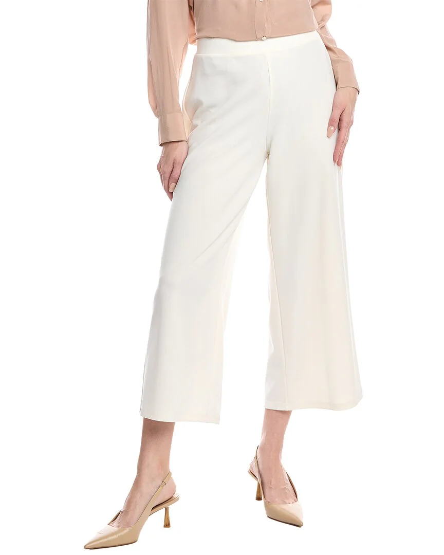 Anne Klein Pull-On Cropped Palazzo Pant