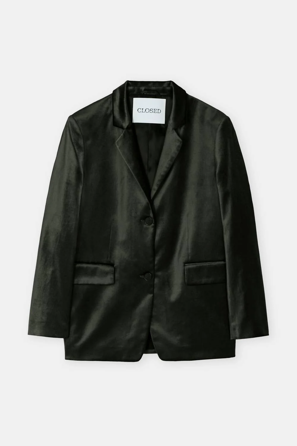 Lola Velvet Blazer In Irish Coffee