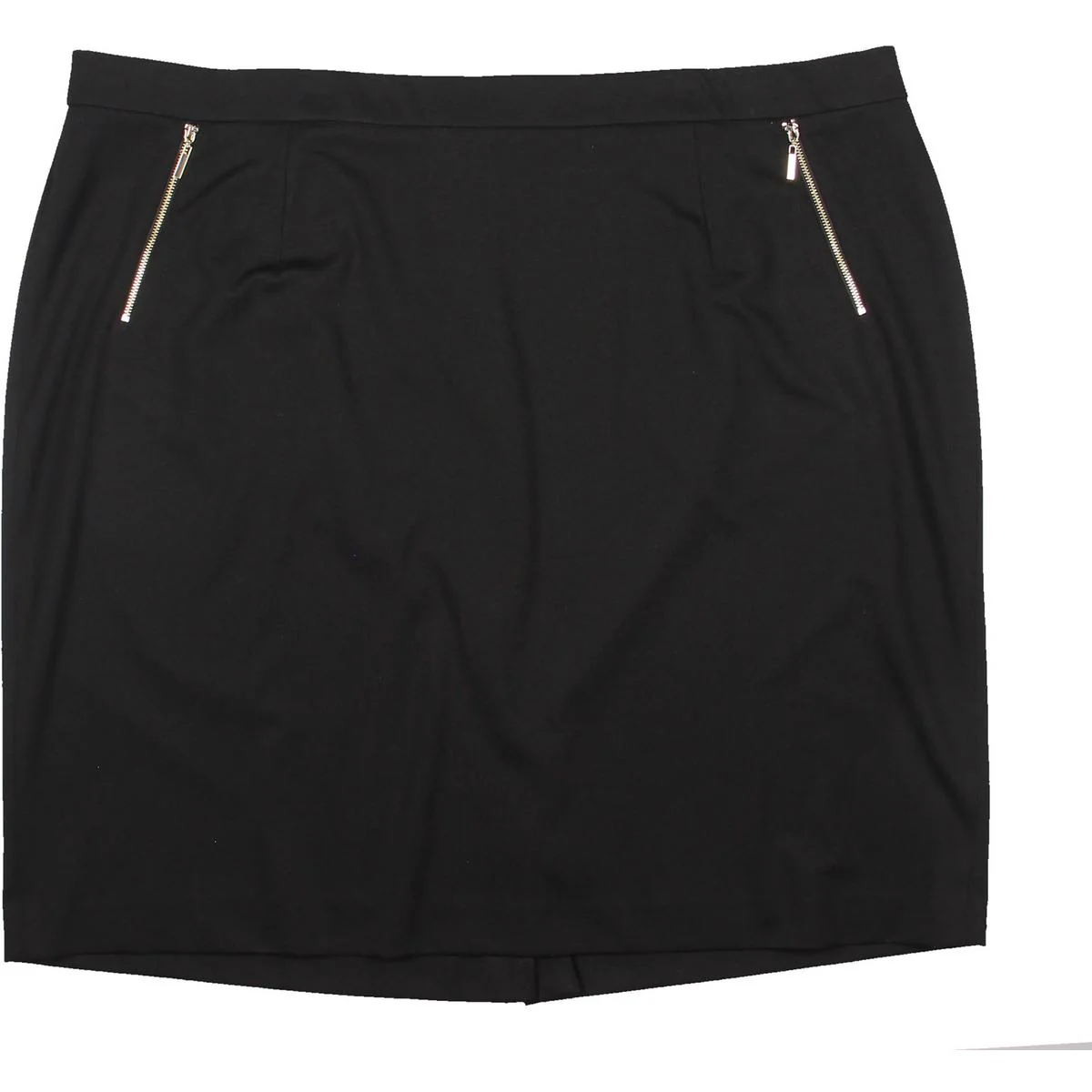 Plus Womens Mini Short A-Line Skirt
