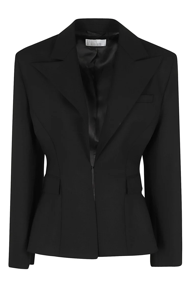 Double Twisted Canvas Blazer