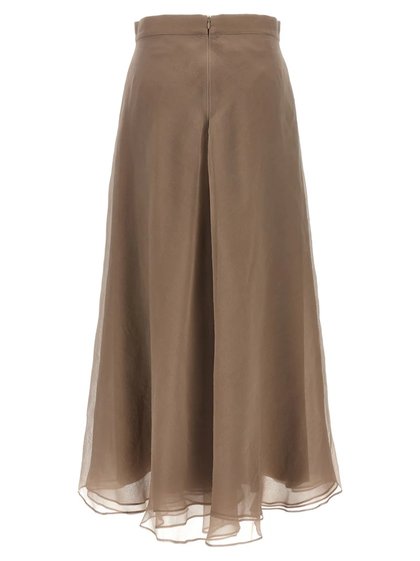 Paneled Circle' Skirt