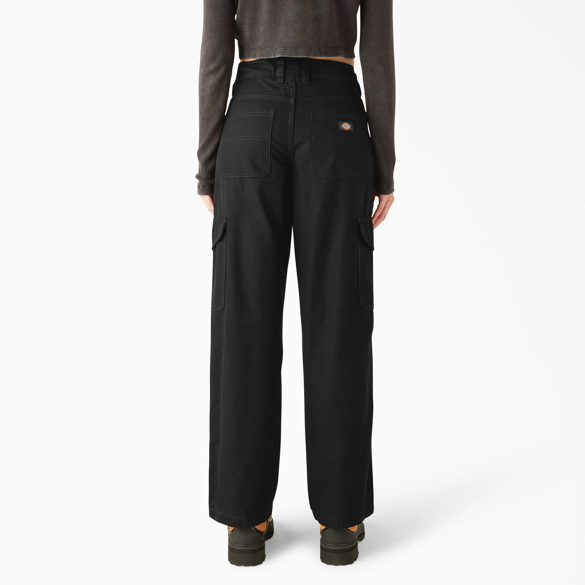Women's Relaxed Fit Duck Canvas Cargo Pants