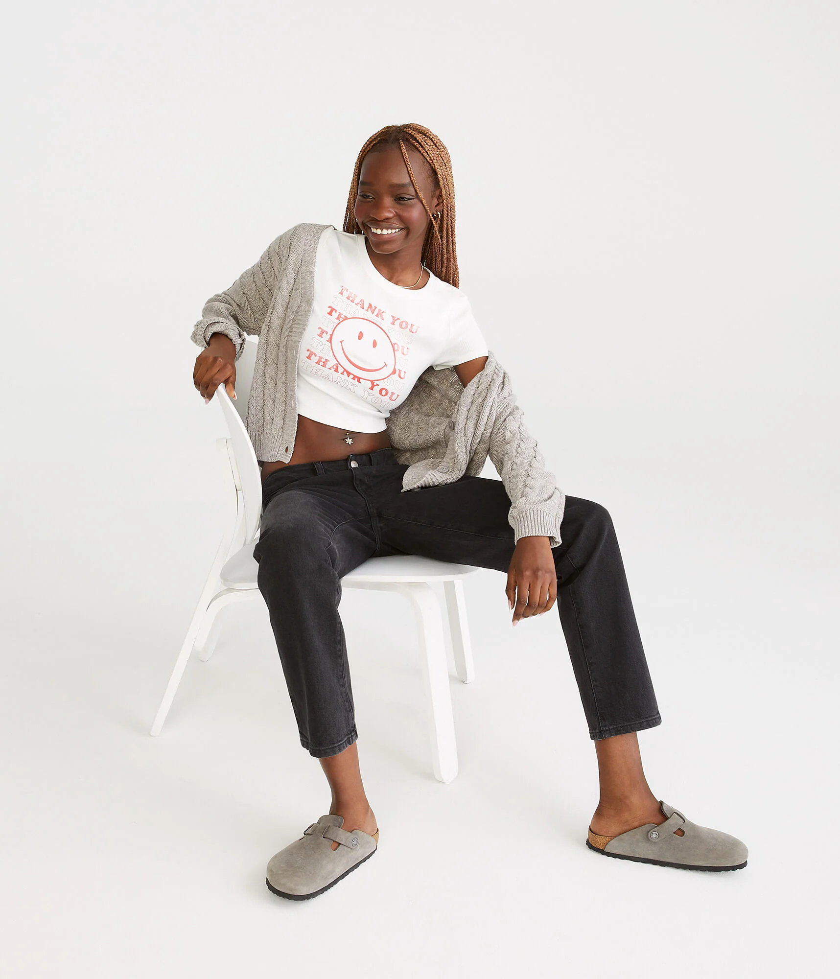 Aeropostale Mid-Rise Straight Ankle Jean