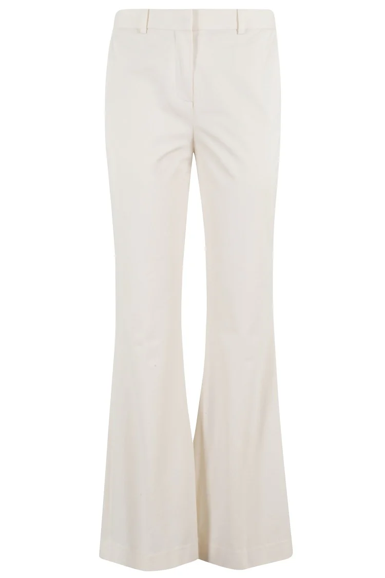 Flared Pants With Hidden Closure