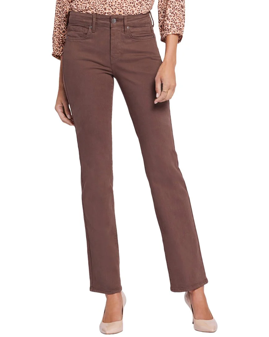 NYDJ Marilyn Coffee Bean Straight Jean