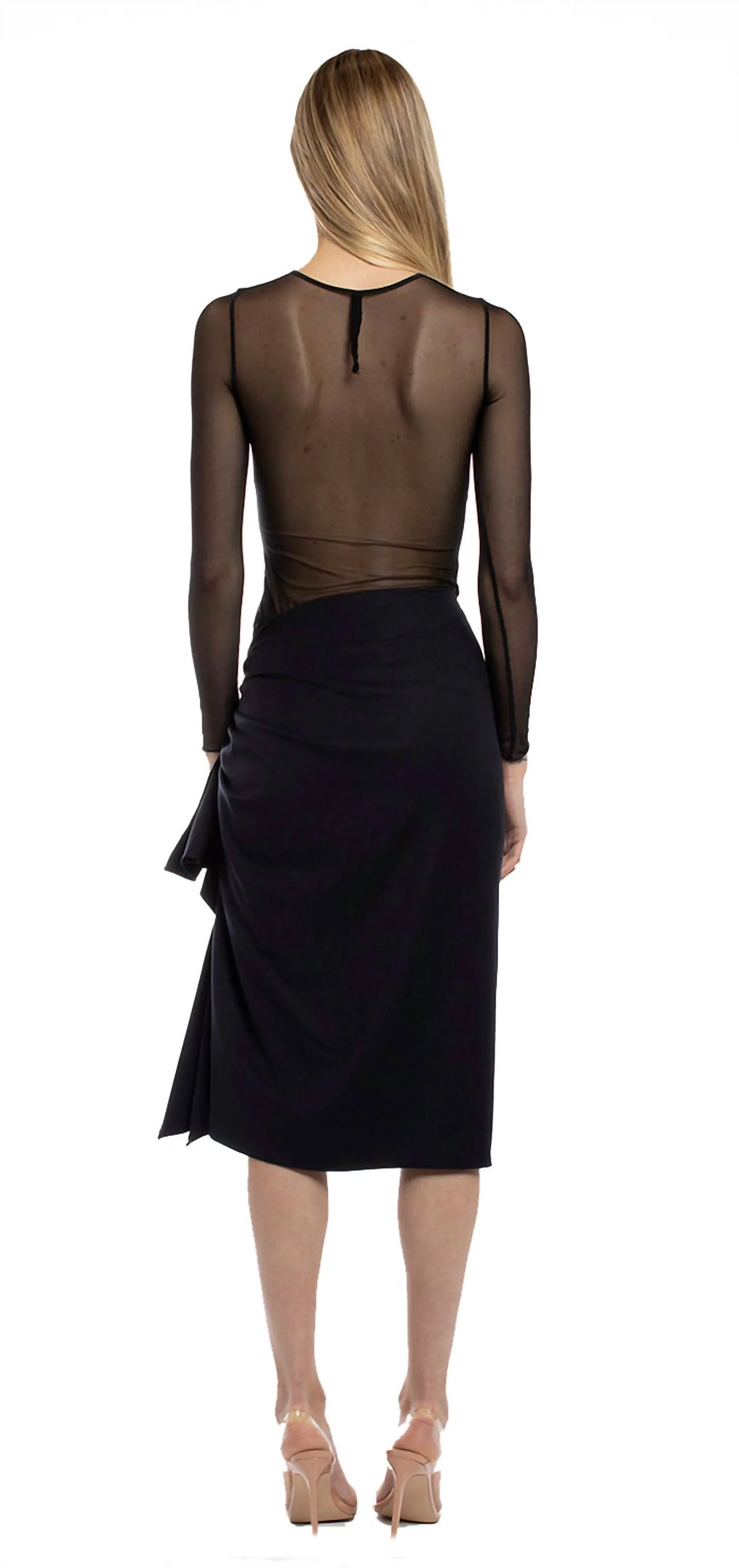 Colette Midi Skirt In Black