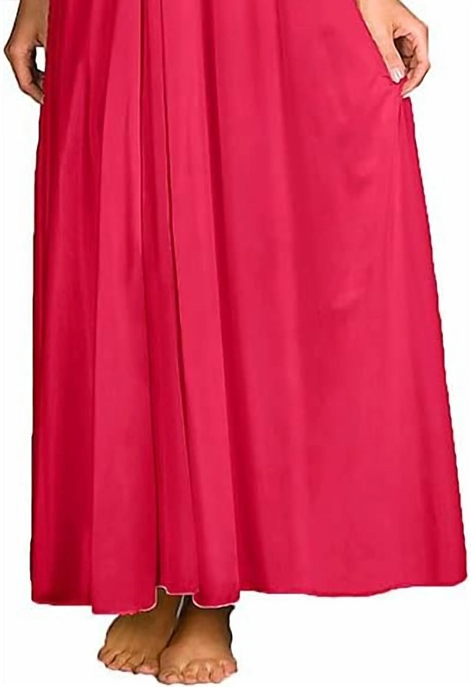 Women's Silhouette 54 Long Sleeve Long Coat In Red